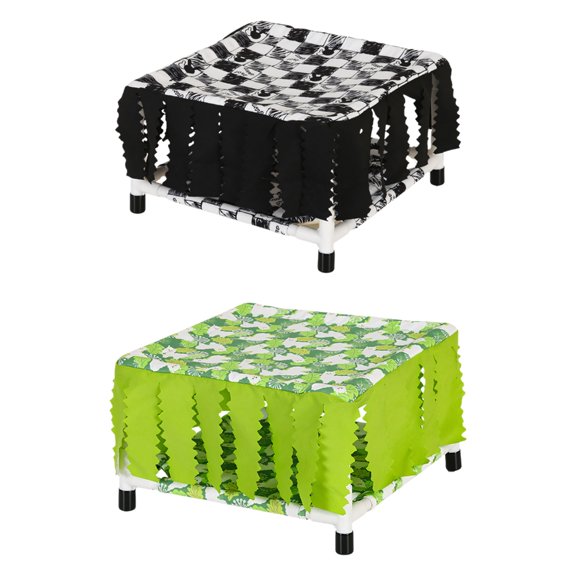 Double Layer Guinea Pigs Hideouts House Shelter Bed Pet Cage Decoration