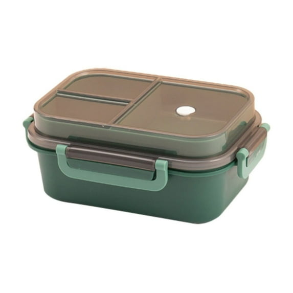 Double-Layer Heated Lunch Box for teen Adults, 5-Compartment Leak-Proof Microwave Food Container, Portable Meal Prep Bento for Work office Car Travel, Dishwasher Safe , 1*Double-Layer Lunch Box