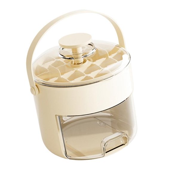 Double Layer Ice Molds Press Release System For Quick Cocktail Cubes Preparation