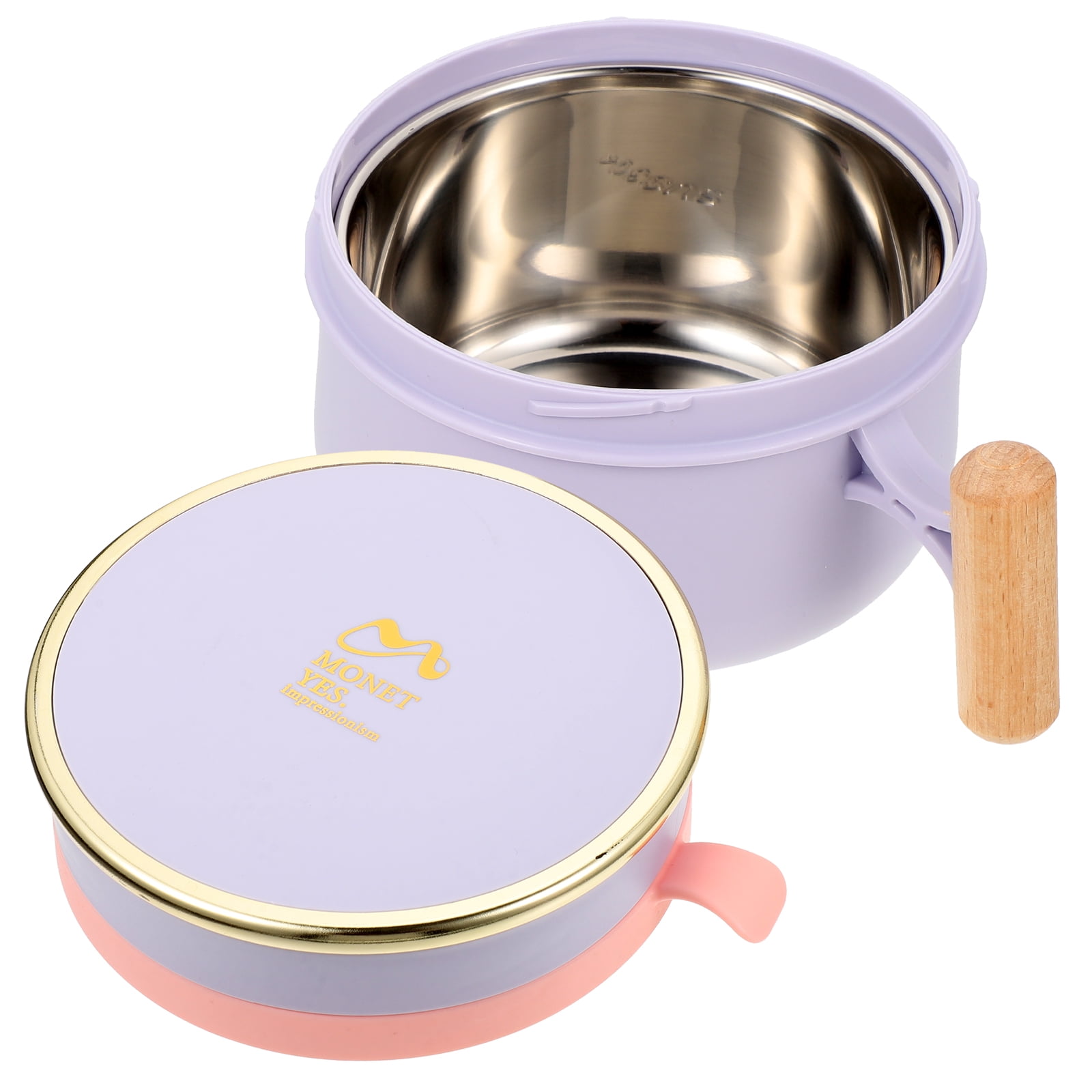 Double Layer Instant Noodle Soup Bowl Containers for Food Heated