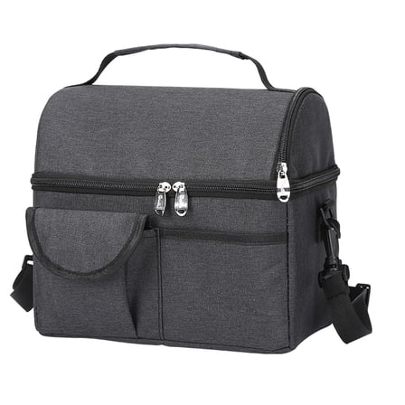 Double Layer Insulated Cooler Bag for Camping and Picnics