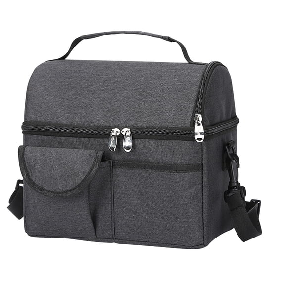 Double Layer Insulated Cooler Bag for Camping and Picnics