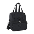 thumbnail image 1 of Double Layer Insulated Lunch Bag - Multi-Functional Portable Tote for Work, , and Outdoor Use - Waterproof, Easy to Clean, Durable Handheld Food Container with Thick Thermal Lining Black, 1 of 6