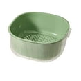 thumbnail image 1 of Double Layer Kitchen Colander, 2-in-1 Vegetable Fruit Washing Basket, BPA-Free Plastic Strainer Bowl, Detachable Drain Basket with Handles, Food Colander, Multifunctional Kitchen Drain Bowl, 1 of 7