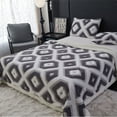 thumbnail image 1 of Double Layer Lambskin Throw Blanket Soft Warm Material For Sofa Bed All Seasons Use Washable Lightweight Design Measuring 59x78.7 Inches (Dark Gray), 1 of 6