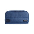 thumbnail image 1 of Double Layer Large Capacity Pencil Cases Simple Aesthetic Multi-Functional Stationery Fashion Basic Durable Pencil Pen for Women Men 1PC Blue One Size, 1 of 6