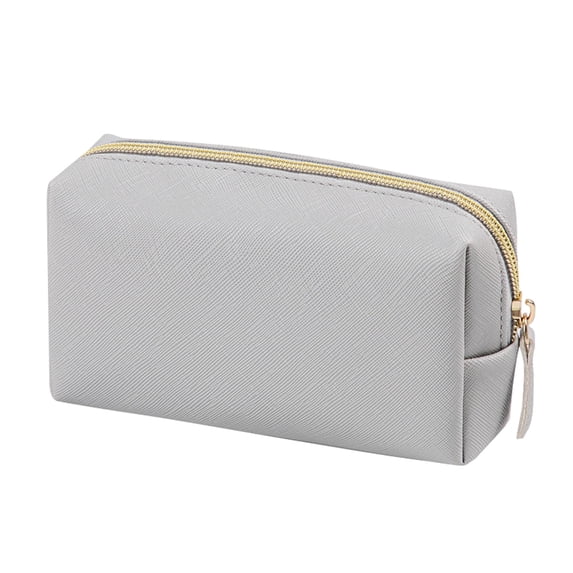 Makeup Bag Travel Cosmetic Organizer Double Layer PU Leather Toiletry Pouch Large Capacity Portable Zipper Multifunctional Storage For Women Girls