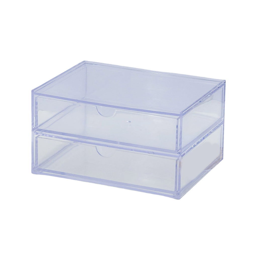 Double Layer Manicure Tool Box,Nail Pen Box Storage Case for Organizing,Plastic Nail Tool Box for Manicure Pedicure Kit