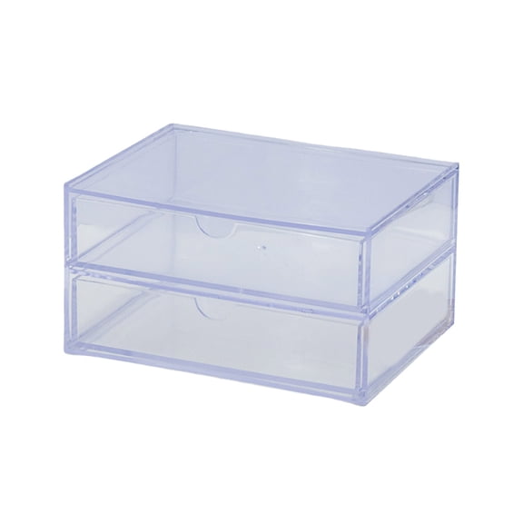 Double Layer Manicure Tool Box,Nail Pen Box Storage Case for Organizing,Plastic Nail Tool Box for Manicure Pedicure Kit