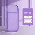 thumbnail image 1 of Double Layer Mesh Pencil Case Large Capacity Nylon Pen Bag Clear Stationery Storage Pouch For schooll Desk, 1 of 7