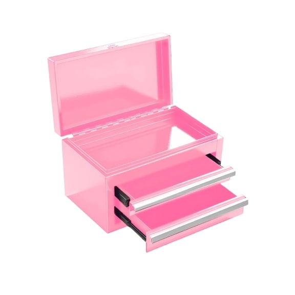 Double Layer Metal Tool Chest With Sliding Drawers And Organizers For Secure Storage