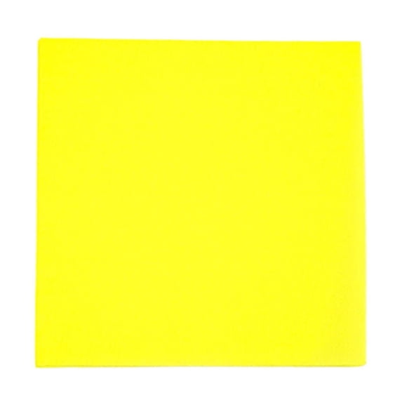 Double-Layer Paper Napkins for Birthday Party Beverage Table Decor Yellow