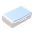 thumbnail image 1 of Double Layer Pencil Case, Large Capacity Plastic Pencil Boxes with Snap-tight Lid, Blue, 1 of 2
