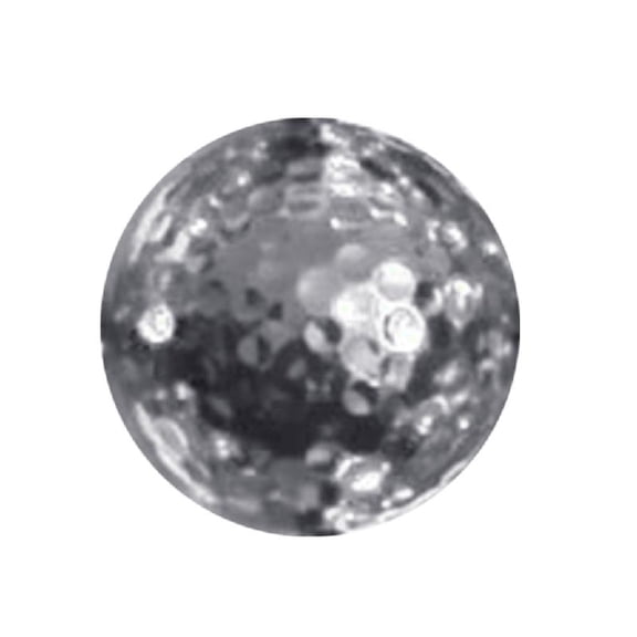 Double Layer Plating Golf Ball Golfers Swing Putters Training Ball Golf Practice Ball for Golfers Training
