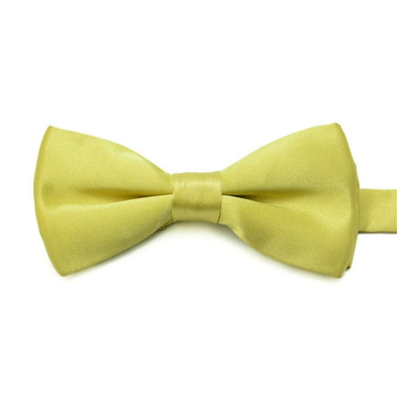 Double Layer Polyester BowTie For Boy Girl Birthday Party School Event Soft Adjustable Necktie for Formal Occasion