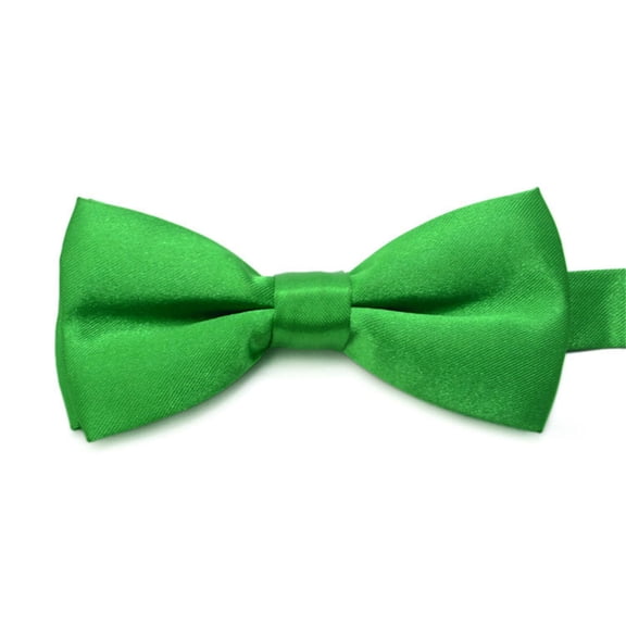 Double Layer Polyester BowTie For Boy Girl Birthday Party School Event Soft Adjustable Necktie for Formal Occasion