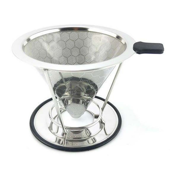 Double Layer Pour Over Coffee Filter Stand For Honeycomb Design For 6 Persons