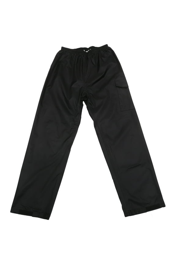 Double Layer Rain Pants Men's Black Gear for Waterproof Winter Split Xxl Nylon Work Man Miss