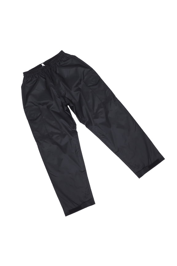 Double Layer Rain Pants Womens Lightweight Sweat Water Proof Sweatpants Miss Nylon Polyester
