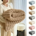 thumbnail image 1 of Double Layer Raschel Blanket Soft Thick 70x100cm Polyester Bedding(Coffee) ,Hulucky, 1 of 9