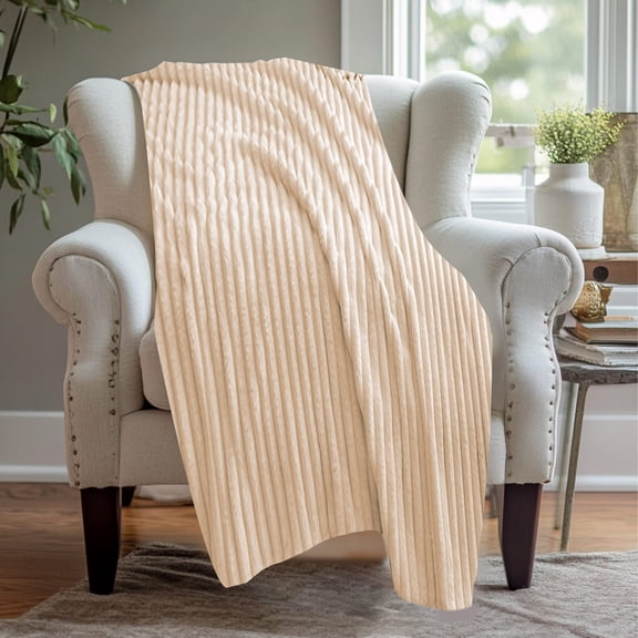 Double Layer Raschel Blanket, Soft Thick Warm Polyester Throw, 39.4x59 in, Cozy Winter Bedding for Bed or Sofa, Multiple Colors Time-Limited Price Slashes & Steals