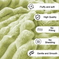 thumbnail image 1 of Double Layer Raschel Blanket with Striped Pattern, Ultra Soft and Thick Winter Warming Blanket, Perfect for Beds, Sofas, and Various Scenes, 1 of 6