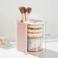 thumbnail image 1 of Double Layer Rotating Desktop Organizer Decorative Display Holder for Cosmetics Jewelry Hair Accessories Storage, 1 of 3