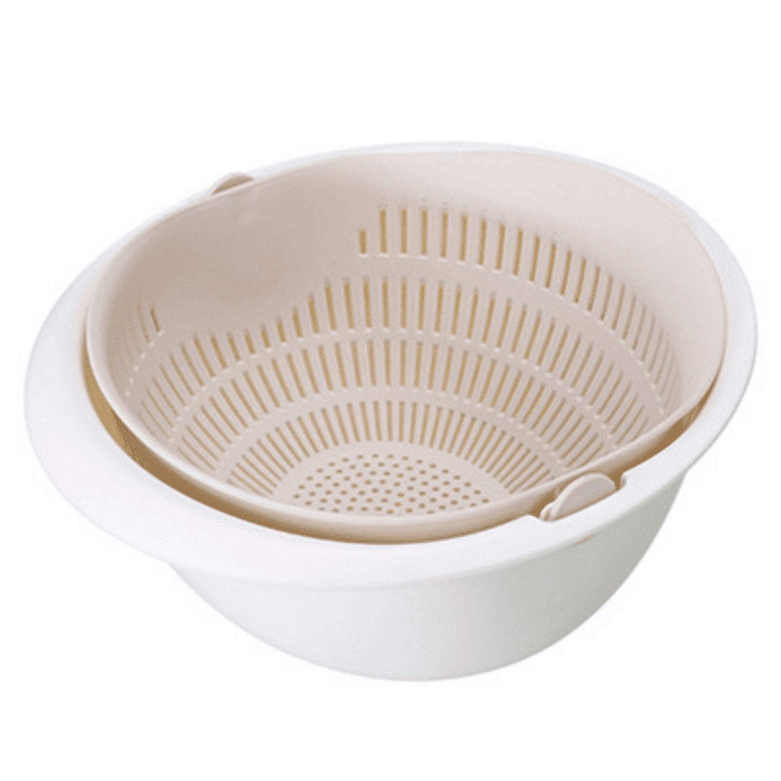 Double Layer Rotating Filter Basket with Bowl NewKBO Detachable