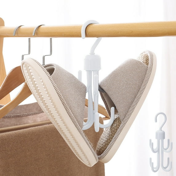 Double Layer Rotating Hook, Multi-Functional Scarf and Bag Hanger for Closet, Space-Saving Tie Rack for Accessories Organization