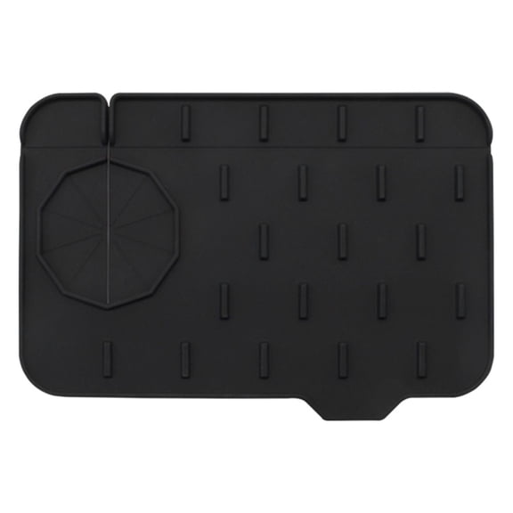 Double Layer Silicone Mat Drying Rack for Kitchen and Bathroom Countertops