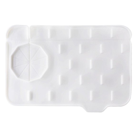 Double Layer Silicone Mat Drying Rack for Kitchen and Bathroom Countertops