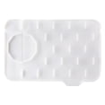 thumbnail image 1 of Double Layer Silicone Mat Water Retaining Drain Drying Rack for Kitchen and Bathroom Countertops, 1 of 4