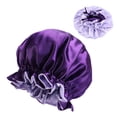 thumbnail image 1 of Double Layer Silk Bonnet Sleeping Cap with Satin Band for Hair and Comfortable Night Rest, 1 of 1