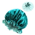 thumbnail image 1 of Double Layer Silk Bonnet Sleeping Cap with Satin Band for Hair and Styling Comfort, 1 of 2