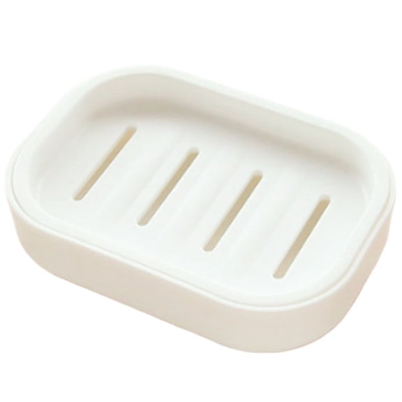 Double Layer Soap Dish Bathroom Dish Plate Case Plastic Drain Soap Box Home Travel Soap Holder Container Portable Soap Rack