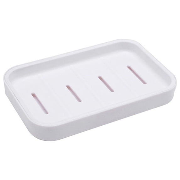 Double Layer Soap Dish with Drainage Tray for Bathroom or Kitchen Shower Storage, 2-Pack