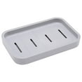 thumbnail image 1 of Double Layer Soap Dish with Drainage Tray for Bathroom or Kitchen Shower Storage, 2-Pack, 1 of 3