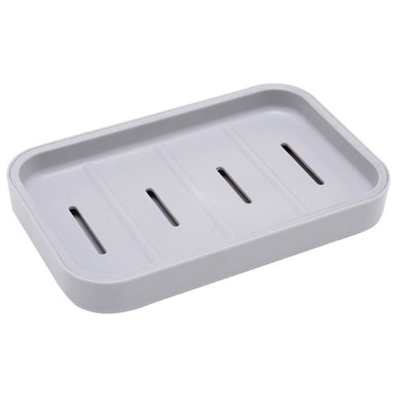 Double Layer Soap Dish with Drainage Tray for Bathroom or Kitchen Shower Storage, 2-Pack