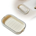 thumbnail image 1 of Double Layer Soap Storage Rack - Bathroom Countertop Soap Box with Drain Tray, Household Soap Organizer Holder for Sink, Kitchen, Hotel Bathroom Decor, 1 of 5