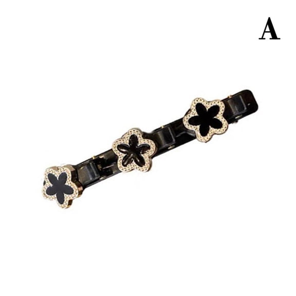 Double Layer Sparkling Crystal Stone Braided Hair Clips Bangs Hair Clip Hairpin Hair For Woman G Accessories Hairgrip Braid Z3V8 el el with with styling el cabello braided women girls braided