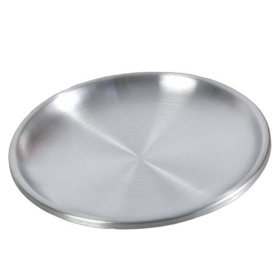 Double Layer Stainless Steel Cats Feeding Plates Heavy Type Feeding Bowl for Cats and Small Dogs