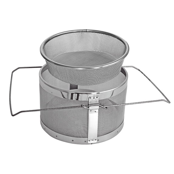 Double Layer Stainless Steel Honeys Filter Strainer Suitable For Efficient Bees Keeping Filtration Easy To Clean Design