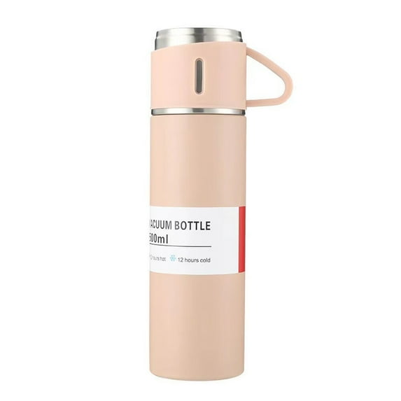 Double Layer Stainless Steel Vacuum Insulated Water Bottle Coffee Mug Thermal Bottle 12H Keeps Hot and Cold Leakproof Suitable for Home Office Outdoor Travel