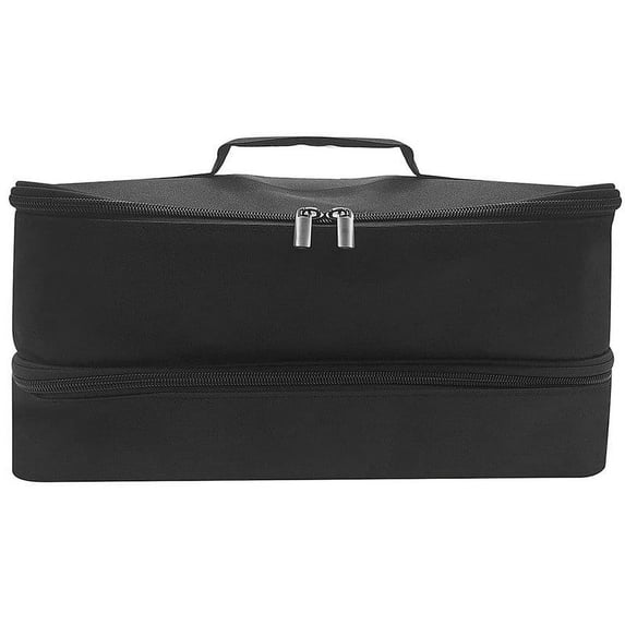 Double Layer Storage Organizer Bag,Hair Dryer Tool Storage Bag,Multi Compartment Tool Bag,Portable Travel Tool Bag,Waterproof Durable Tool Bag,Large Capacity Storage Bag,Easy Carry Daily Tool Bag