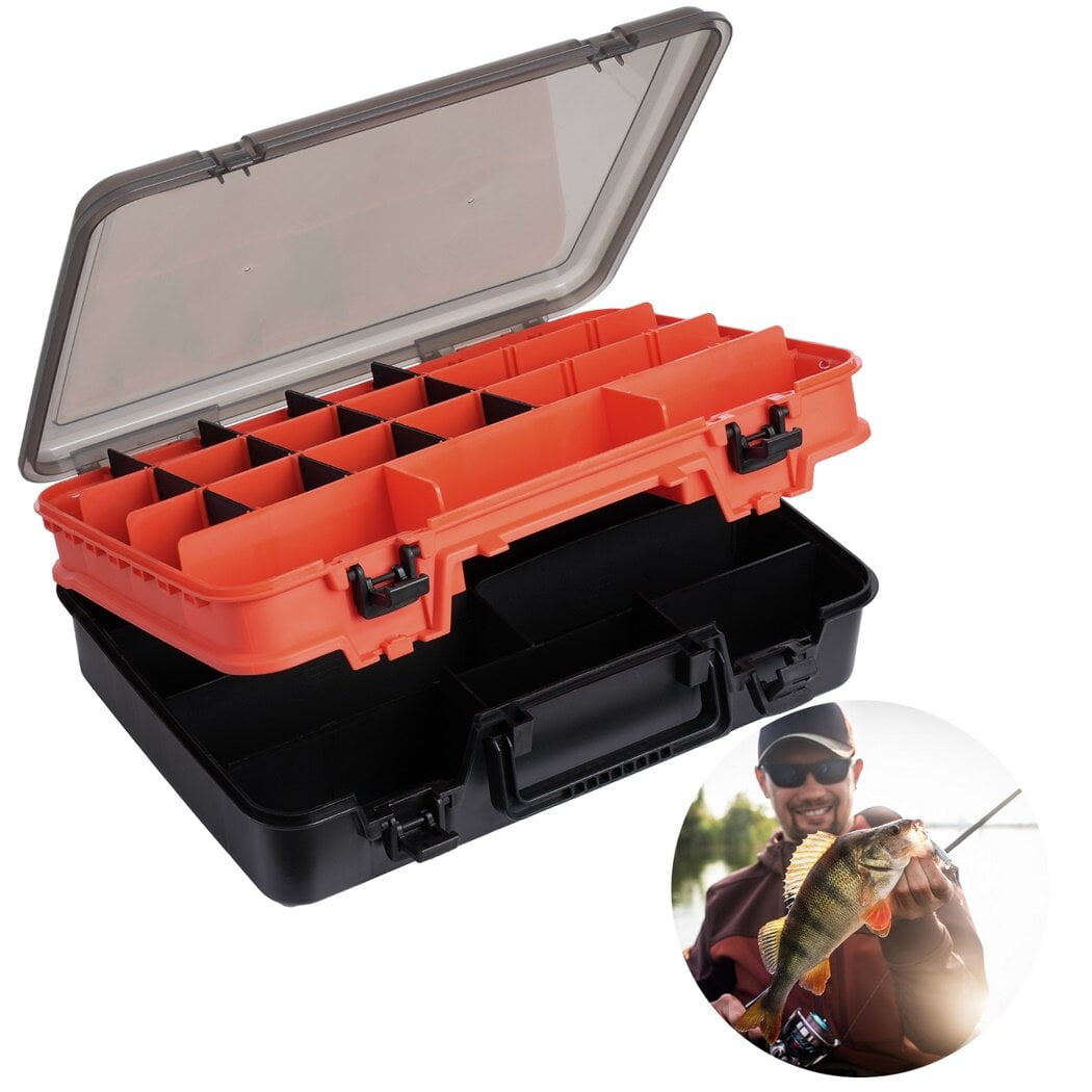 Outdoor Fishing Box Lightweight Multi-Function Portable Fishing Box  Foldable Lure Box Four-legged Lifting Seat Fishing Tool Box