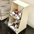 thumbnail image 1 of Double Layer Tea Bag & Coffee Capsule Storage Box Holds 25 Capsules & 20 Tea Bags,9.8" Desktop Organizer for Office,Kitchen,or Pantry Includes Removable Drawer & Connection Buckle, 1 of 3