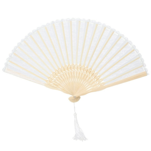 Double Layer Vintage Lace Hand Folding Fan For Women Performance Gifts Party Decoration Prop