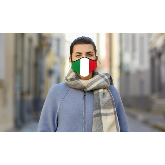 Double Layer Washable & Reusable Flag Masks With Adjustable Loop (3 -Pack)