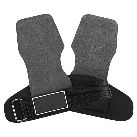 Double Layer Workout Gloves Reinforced Padded Hand Leather Texture Suitable for Strength Training and Injury Prevention