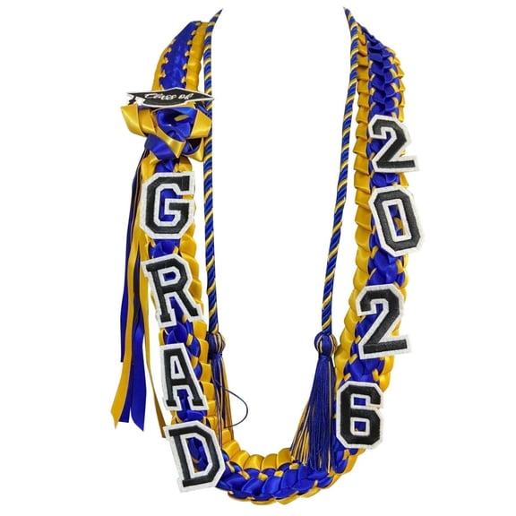 Double Layer Woven Graduation Ribbon Sash, Braided Honorary Rope, Elegant Commemorative Accessory for Ceremonies and Graduation Events (Multicolor)